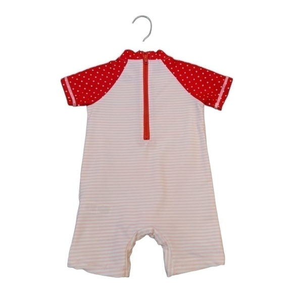 LITTLE Me Surfer Swim Suit With Adorable Cherry Design Size 24 Months - Picture 2 of 2
